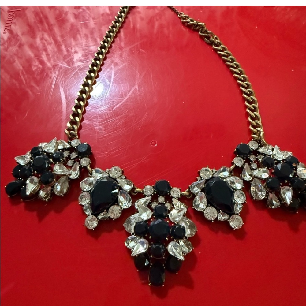 Vintage spectacular Rhinestone Elegant necklace Glitz + Glamour Ann Taylor WOW